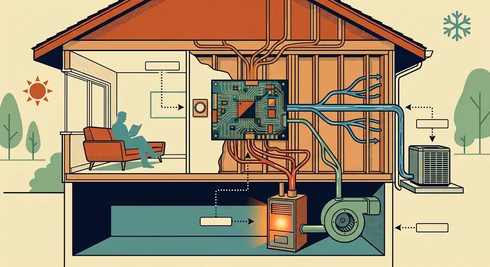 A fully local smart thermostat from ESP32, BME280 sensor, and relay, controlled via ESPHome and Home Assistant. No cloud, no subscription, under thirty dollars. Smart Thermostat Under $30: DIY with ESP32, No Subscription